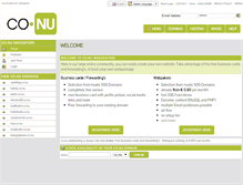 Tablet Screenshot of co.nu