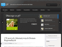 Tablet Screenshot of co.pl